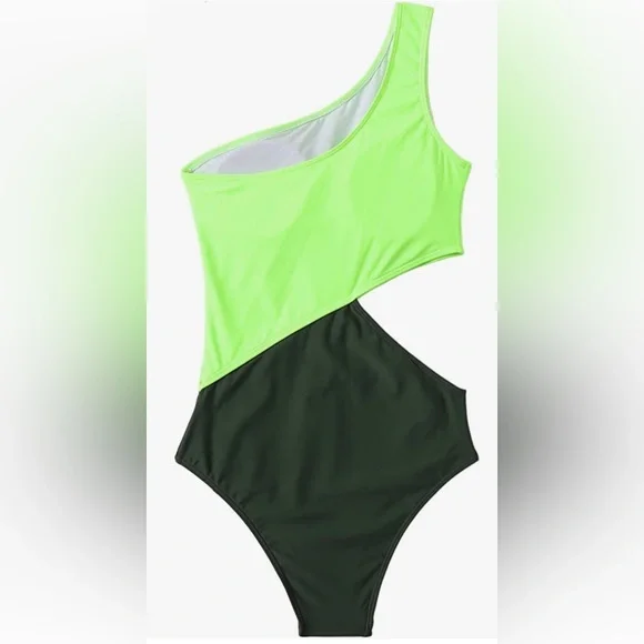 ColourBlock One-Piece - Picture 3 of 9